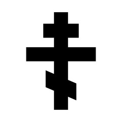 Orthodox cross icon, Christian cross symbol