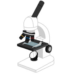 顕微鏡のイラスト