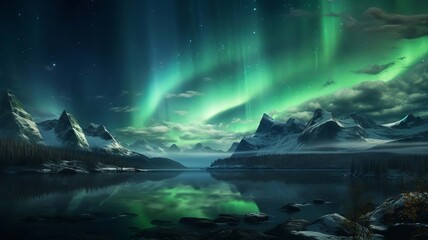 landscape with stars