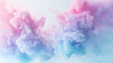 Abstract gradient of watercolor pink and blue