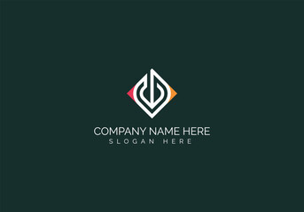 Naklejka premium Modern & Minimal Company Logo Design