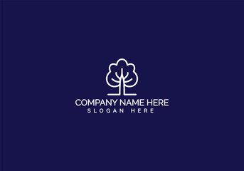 Fototapeta premium Modern Minimalist Company Logo Design