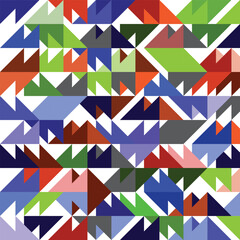 Abstract geometry pattern seamless background. Creative geometric wallpaper pattern for decoration.