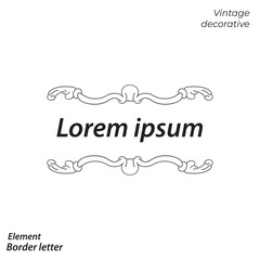 border, aesthetic, vintage and vector border design elements