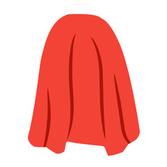 Superhero red cape 