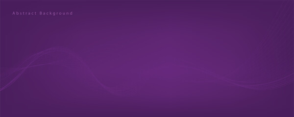 Abstract purple wave background. 