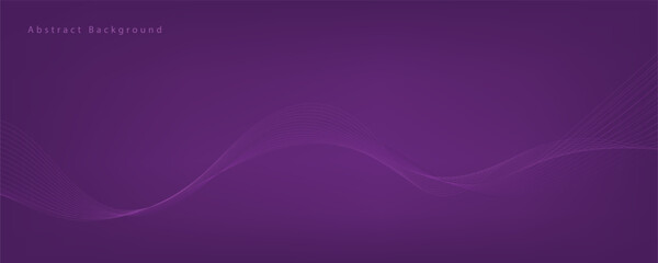 Abstract purple wave background. 