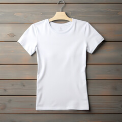 Round neck t-shirt mockup