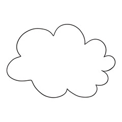 bubble with cloud Elements Kids