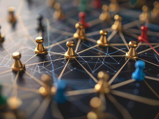 a close up of a game board