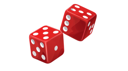 a pair of red dice