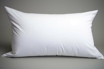 orthopedic comfortable pillow for sleeping, close-up, bedroom