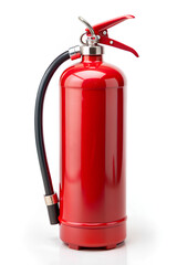 Fire Extinguisher on white background, Clipping path