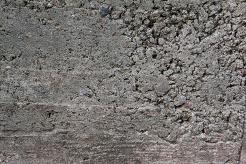 Cement wall with irregularities