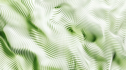 abstract green and white print pattern, waves and dots texture, for technology and business backdrop