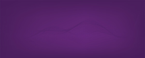 Abstract purple wave background. 