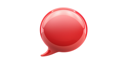 Speech bubble colorful icon on white background