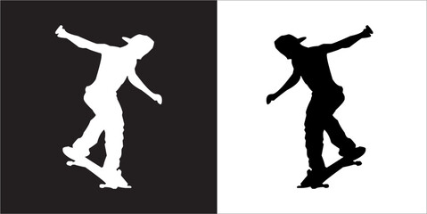 IIlustration Vector graphics of Skate icon