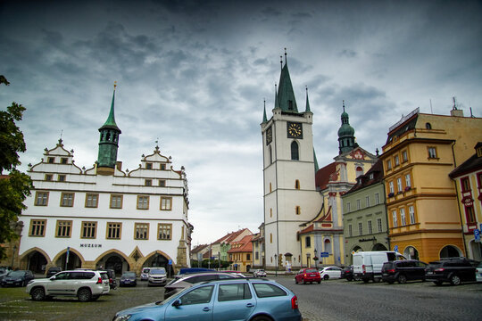 Leitmeritz Litomerice Tschechien Altstadt Marktplatz