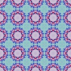 Colourful Snowflakes Pattern - Pattern One