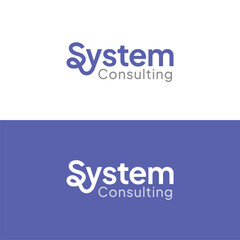 Technology systems logo vector, S letter logo