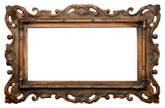 PNG  Wooden sign frame border vintage label mirror paint wood.