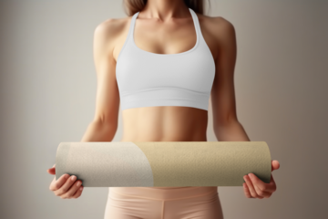Sports bra png mockup, transparent design