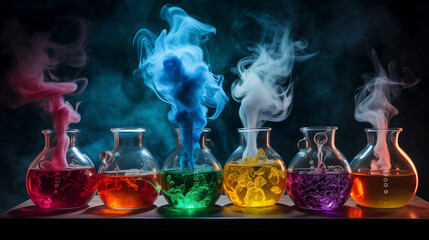 Colorful Chemical Reactions in a Dark Laboratory