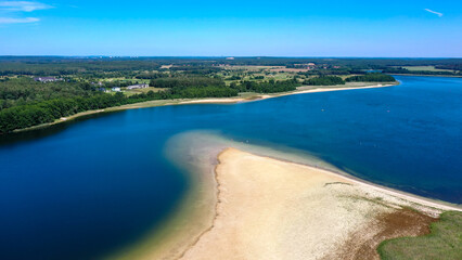 Luftbild Seddiner See - Gemeinde in Brandenburg
