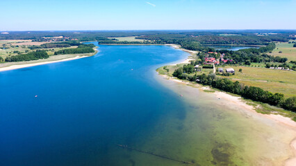 Luftbild Seddiner See - Gemeinde in Brandenburg
