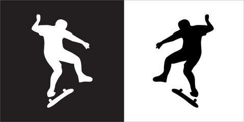 IIlustration Vector graphics of Skate icon