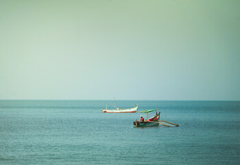 boat on the sea