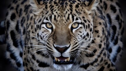 Naklejka premium Leopard portrait (High Quality Wallpaper Wild PhotoGraphy)