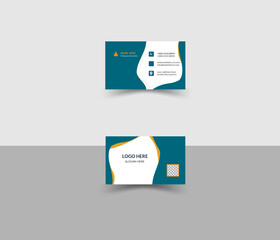 modern creative business card and name card,horizontal simple clean template vector design, layout in rectangle size,easily editable teo sides back and front design.