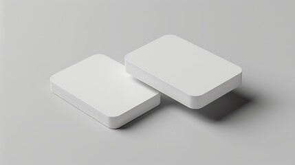 Blank Stack of Business Cards Generative AI