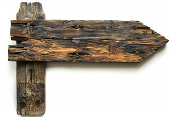 Rustic Wooden Arrow Sign