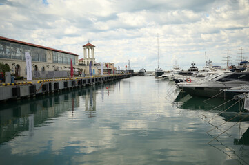 Fototapeta premium boats in the harbor