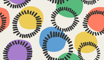 Cute pastel pattern background design