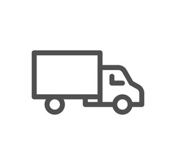 Food and package delivery related icon outline and linear vector.
