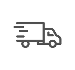 Food and package delivery related icon outline and linear vector.

