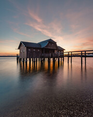 Sonnenuntergang am Ammersee