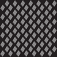 Anti slip floor, metal texture. white icon on black background. Vector illustration. EPS 10