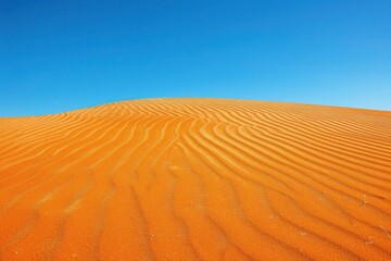 Naklejka premium Sand dunes in the sahara desert a majestic travel adventure amidst morocco's stunning landscapes and vistas