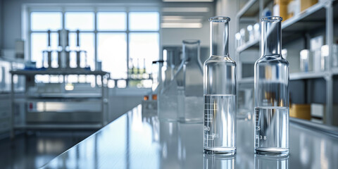 test tubes, laboratory, science, research, experiment, glassware, chemistry, analysis, scientific, equipment, medical, lab, clear, empty, reflective, benchtop