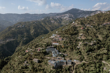 Aerial View In Shimla, Himachal Pradesh, India.