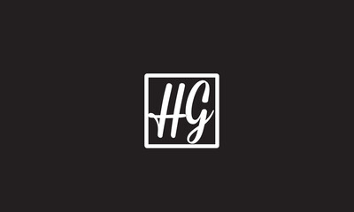 HG, GH , G , H , Abstract Letters Logo Monogram	