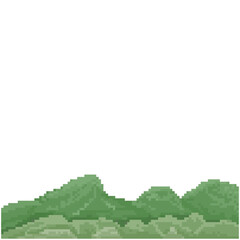 mountain background pixel art for dynamic digital projects and designs.