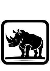 Rhinoceros SVG, Animals SVG, Elephant SVG, Africa SVG, Lion SVG, Safari SVG, Rhinoceros Silhouette, Rhinoceros Vector, Clipart, Cut file for Cricut SVG, JPG, PNG