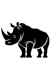 Rhinoceros SVG, Animals SVG, Elephant SVG, Africa SVG, Lion SVG, Safari SVG, Rhinoceros Silhouette, Rhinoceros Vector, Clipart, Cut file for Cricut SVG, JPG, PNG