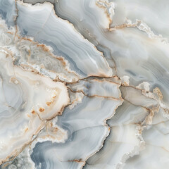 Elegant Light Grey Agate Surface with Intricate Patterns, Top-Down View in Soft Lighting, Stunning Background for Design Concepts